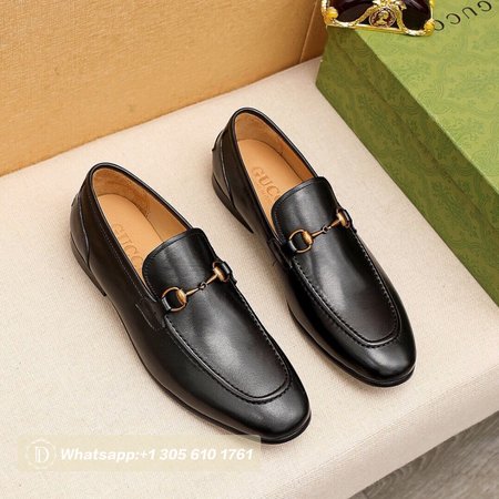 Gucci Jordaan Leather Loafer Black Leather 38-44