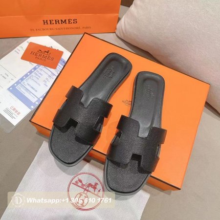 Hermes Oran Sandal Black 35-40