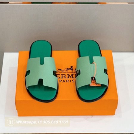 Hermes Oran Sandal Green 39-44