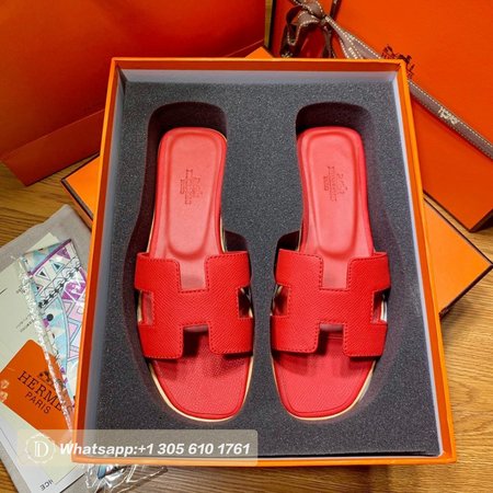 Hermes Oran Sandal Red 35-40